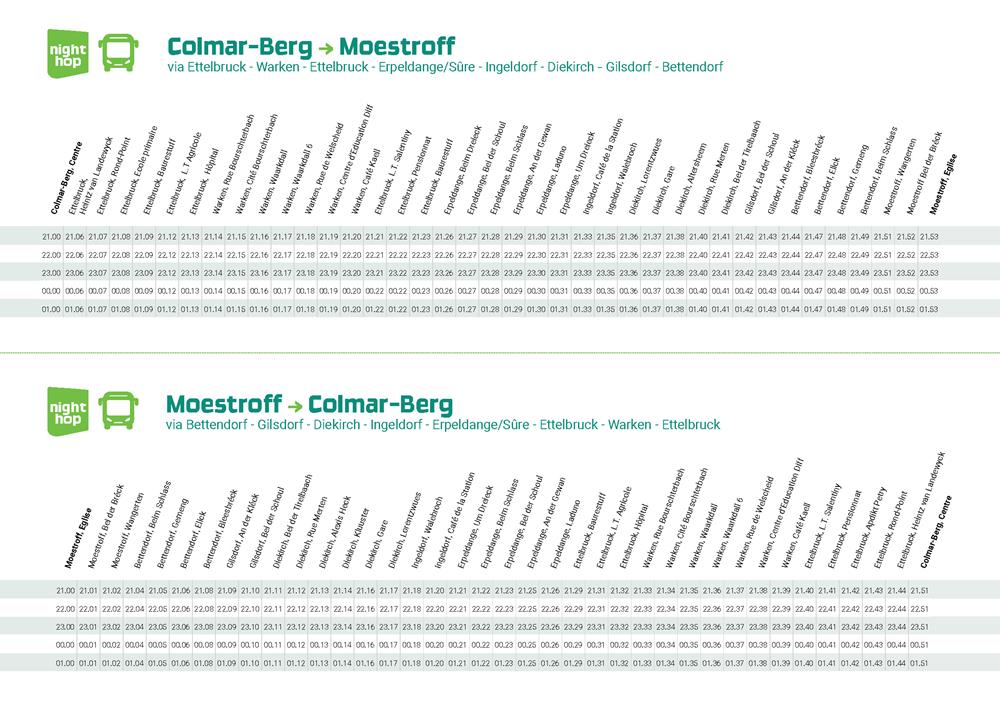 horaires