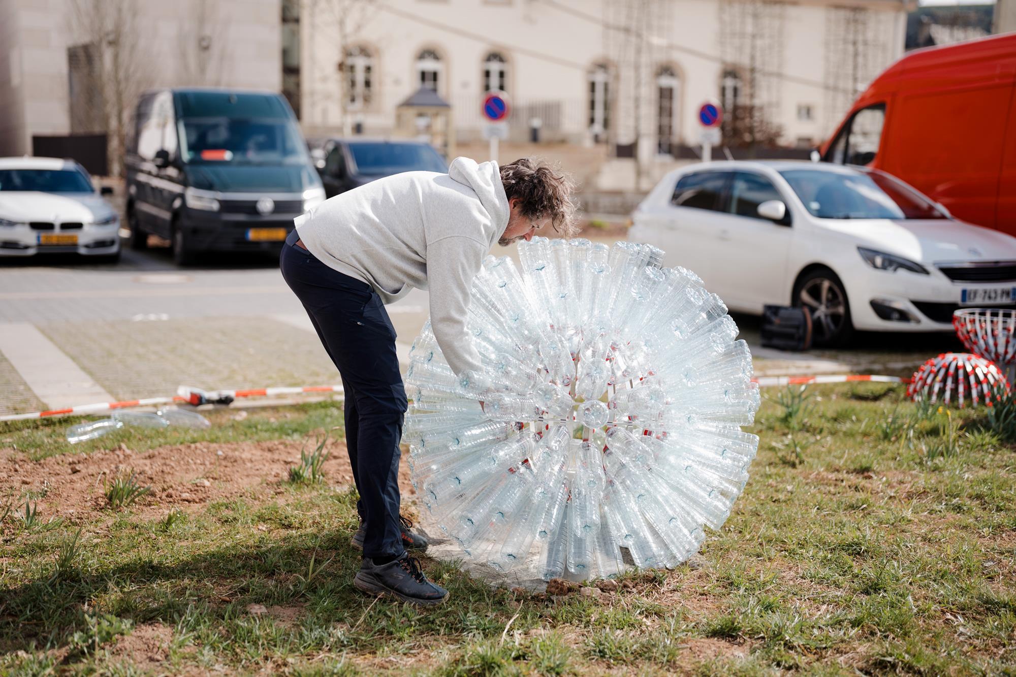 LUGA-Kunstinstallationen in progress