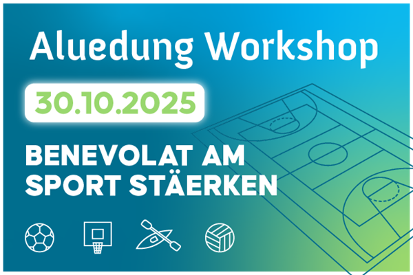 Aluedung - BENEVOLAT AM SPORT STÄERKEN