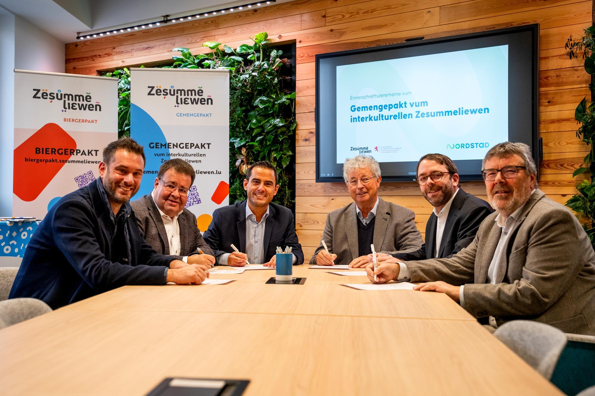 Cérémonie de signature « Pacte communal du vivre-ensemble interculturel »