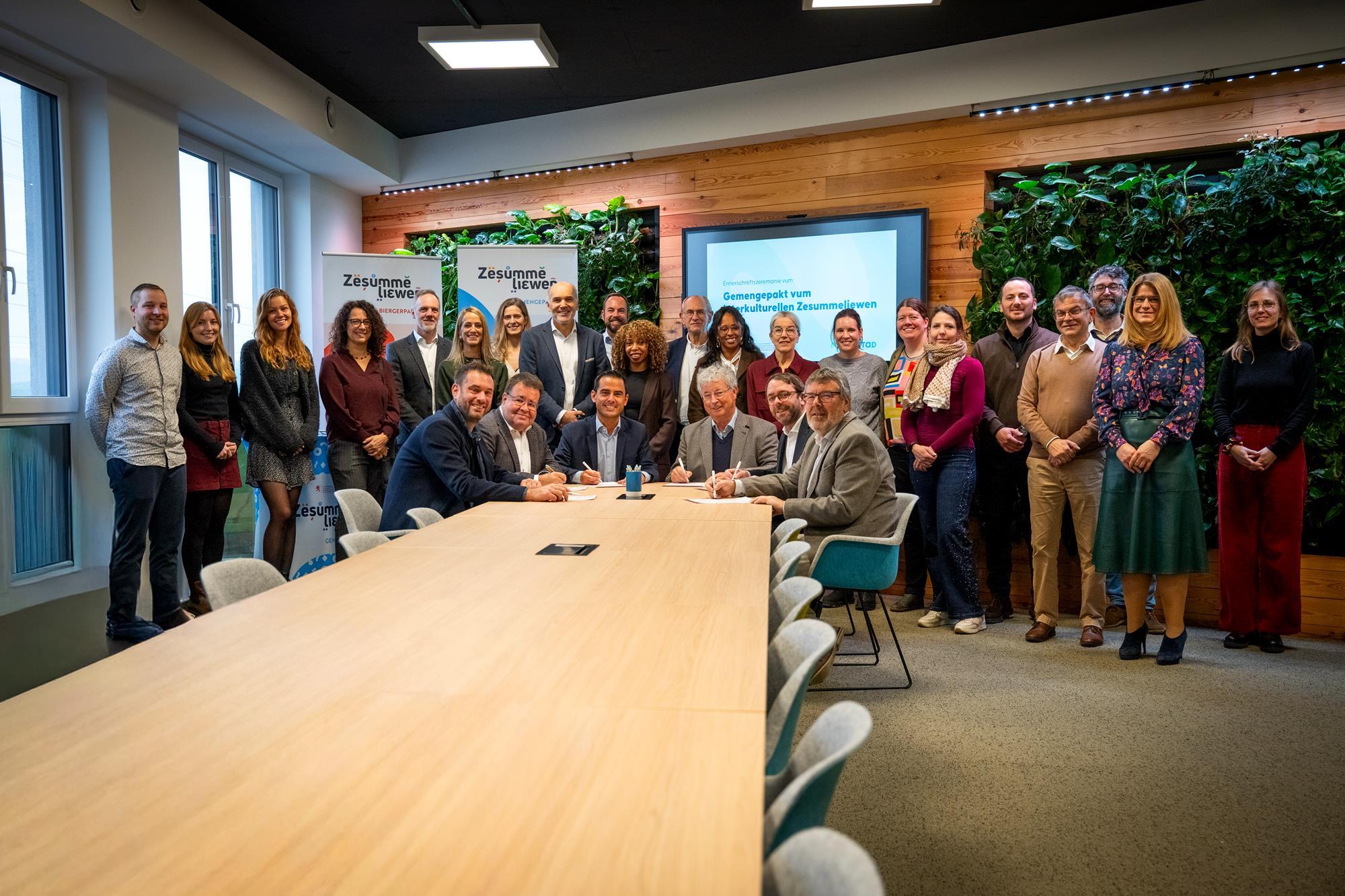 Cérémonie de signature « Pacte communal du vivre-ensemble interculturel »